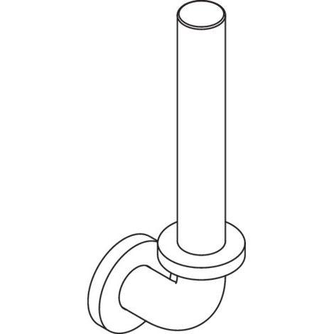 HEWI 801.21B402 99 Support de papier de réserve Série 801, mat (1/2)