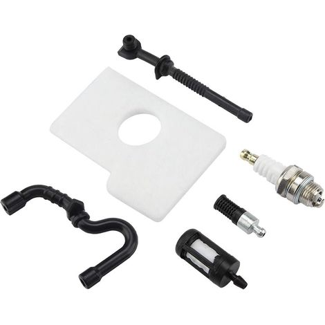 Kit di sostituzione filtro carburante e candela per motosega Stihl 017 018 MS170 MS180. Ricambi e accessori per tosaerba a prezzi accessibili.