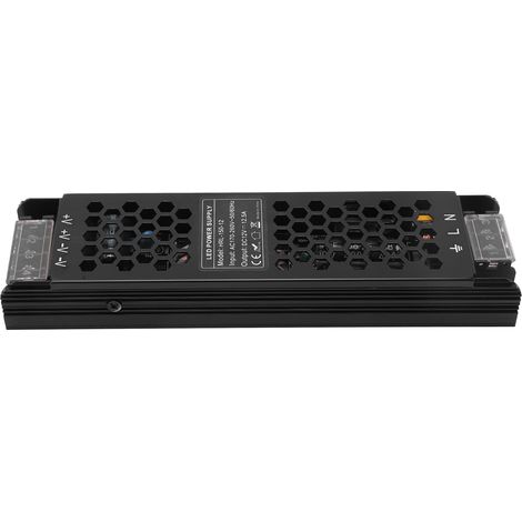 Alimentation LED 150W Ultra Plate 12V DC, Refroidissement Efficace pour Éclairage, Tension Constante AC170-260V (1/5)