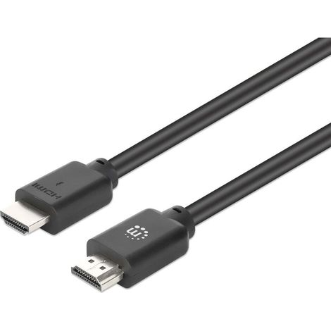 MANHATTAN 4K60Hz High Speed HDMI-Kabel mit Ethernet-Kanal 2 m HDMI-Stecker auf Stecker 18 Gbit/s Ban