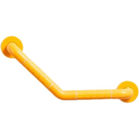 Zusätzlicher, wandmontierter Handlauf für Treppen, rutschfester Duschhandlauf, gelb, 25 cm (1/5)