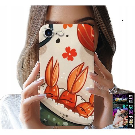 Custodia per iPhone SE / SE2 - simpatica cover con sushi sorridente (1/5)