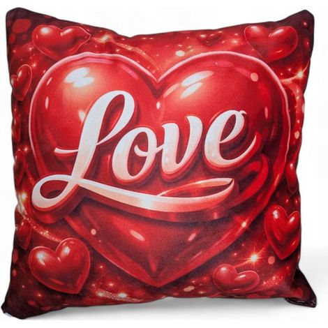 Cuscino decorativo "amore" V.1 morbido e soffice