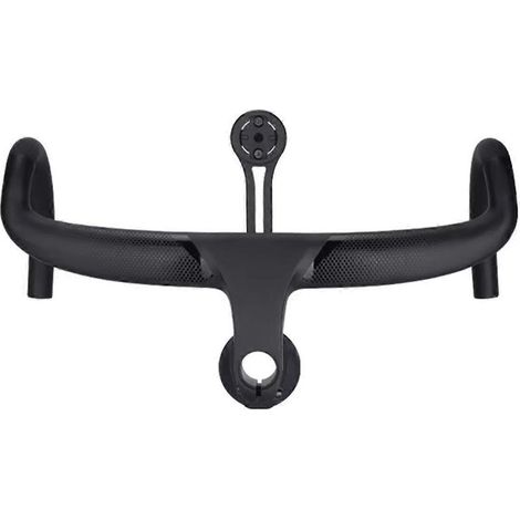 Guidon de vélo de route en aluminium 23,8 mm intégré 400 mm