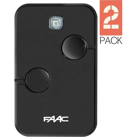 Télécommande FAAC XTO2 SLH-SL-DS-RC 433 MHz Pack de 2