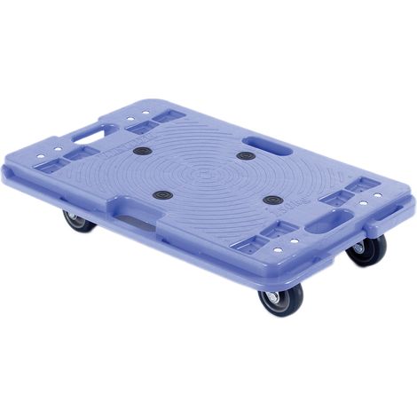 Plateau roulant RS PRO Non, en Plastique, Capacité de charge 150kg, Dimensions 400mm x 600mm x 120mm ( Prix pour 1 ) (1/2)