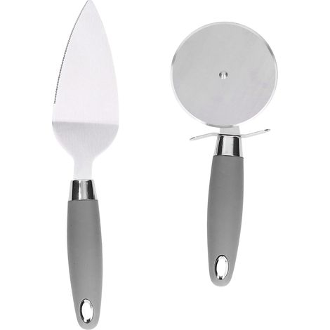 Pizza Tool Kits Pizza Cutter Wheel And Shovel Stainless Steel Pizza Slicers Kitchen Gadgets (1/5)