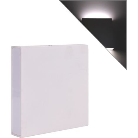 APPLIQUE LED QUADRATA SLIM 12W BI-EMISSIONE LUMINOSA LUCE NATURALE 4000K° - ILLUMINAZIONE EFFICIENTE E STILIZZATA IDEALE PER INTERNI SOGGIORNI CAMERE INGRESSI UFFICI E NEGOZI (1/5)
