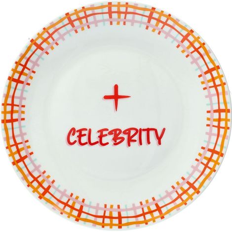 Tognana Piatto Dessert Celebrity Good Vibes D 20,5 Cm New Bone China Multicolor (1/2)