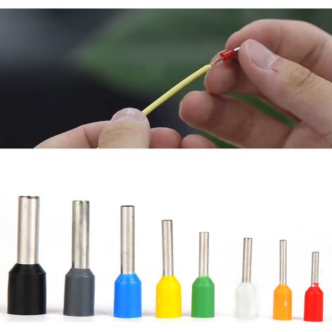 400-teiliger Crimp-Anschlusskasten aus verzinntem Kupfer, PVC-Isolierung und Stiften (1/5)