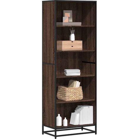 Bücherregal Braun Eichen-Optik 60x35x170,5 cm Holzwerkstoff