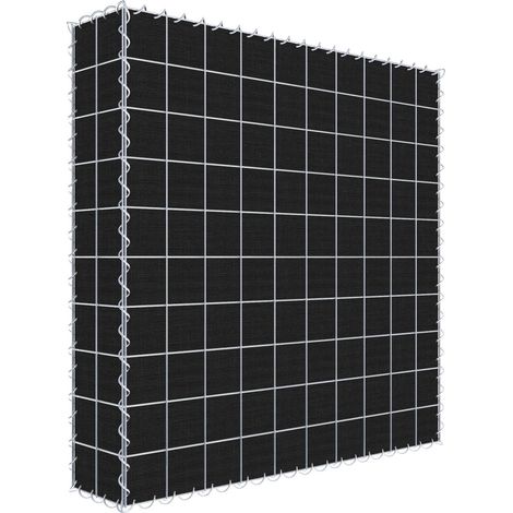Gabiondeco - Gabion a végétaliser avec toile non-tissée 100 cm x 100 cm x 20 cm (L x H x P). maille 10 cm x 10 cm. spirale - Made in Germany (1/3)