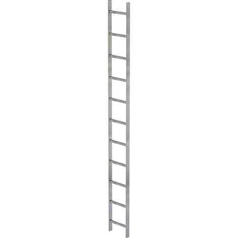 Günzburger Steigtechnik Echelle pour puits acier galvanisé à chaud 300 mm de largeur intérieure 11 échelons - 060011 (1/3)