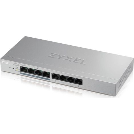 ZyXEL Switch 8x GE GS1200-8HP V2 PoE+ webmanaged Switch (GS1200-8HPV2-EU0101F) (1/3)