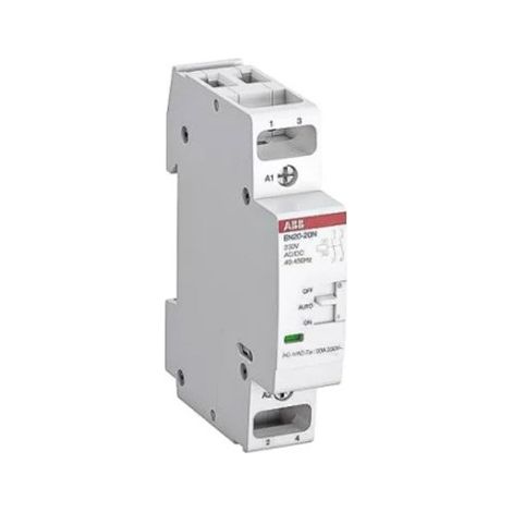 ABB – Contacteur jour/nuit 20A – 2 contacts NO – Tension 230V AC/DC – Installation sur rail DIN – Fonctionnement silencieux