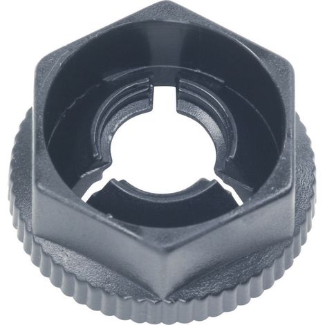 PB Fastener KN50 Steckmutter Plattenstärke (max.) 2 mm Polyamid Schwarz 1 St.
