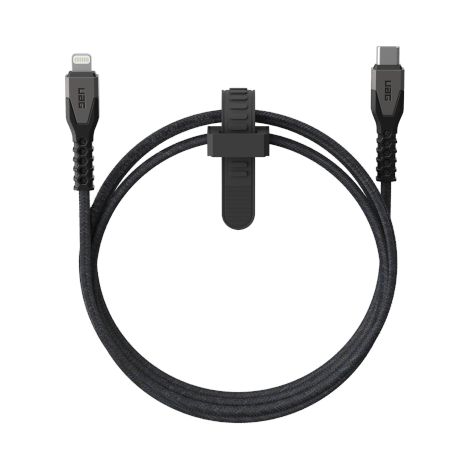 Cable resistente UAG - Cable USB-C - Lightning 30W, 1,5 m (negro/gris) (1/2)