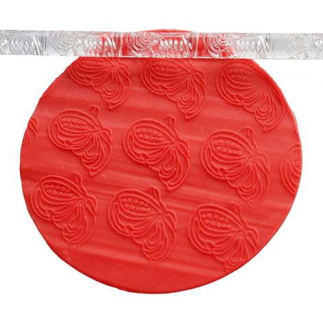 Rouleau à pâtisserie en acrylique de haute qualité, rouleau à pâtisserie, rouleau à fondant et à cire à modeler, pour gâteaux DIY 21 (1/5)