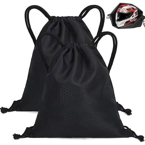 Tienda7,Bolsa impermeable para casco,Negra,Para cascos de motocicleta,cascos de bicicleta,2 piezas (1/5)