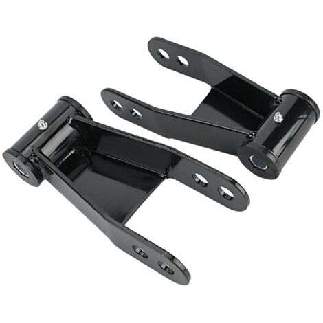 DEESSE SHOP-Kit de manille de chute, abaissement noir de haute précision, remplacement durable de 2 pièces pour camions Chevy C10 1973-1987 (1/5)