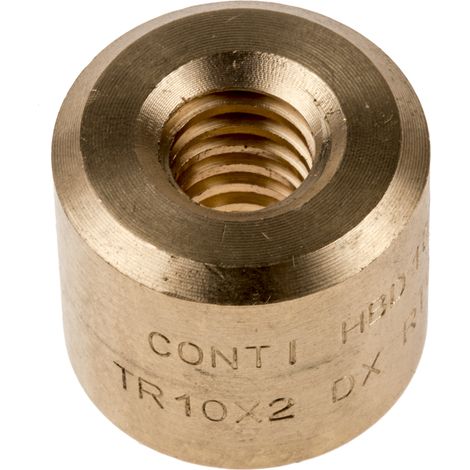 Bague écrou RS PRO, axe de 10mm ( Prix pour 1 )