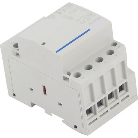 Contacteur domestique 4P 32A CA, montage sur rail DIN, 2NO 2NC (CA 230V) (1/5)