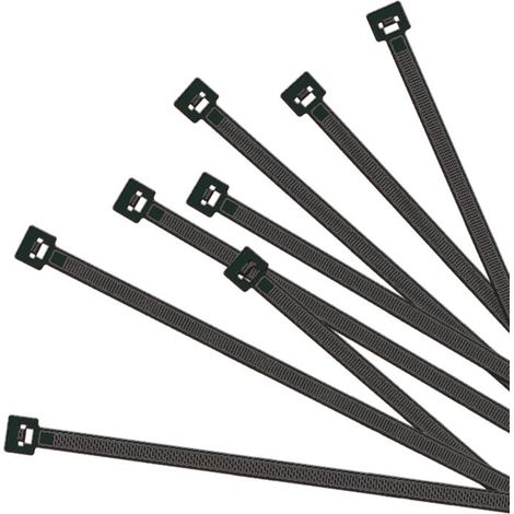 Set fascette fermacavi 60 pezzi nere (1/2)