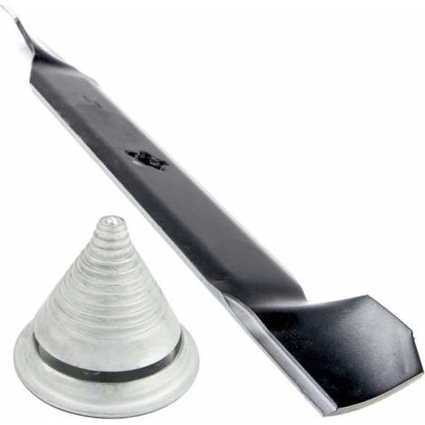 Lame tondeuse pour AYP Bernard Husqvarna Jonsered Viking 46 cm + cône (1/5)