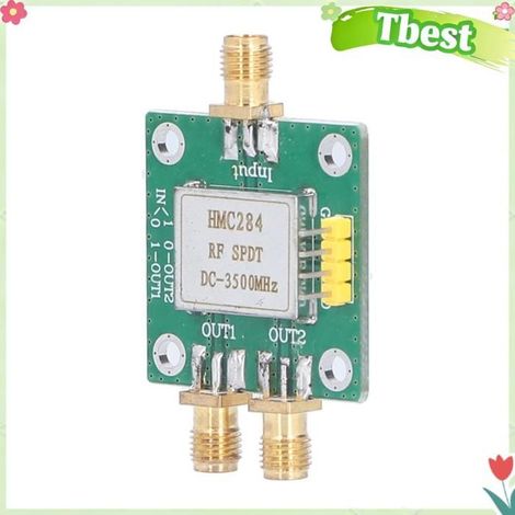Tbest Interrupteur unipolaire double directionnel RF Moule de Commutateur RF SPDT Fréquence Facile à quincaillerie composant (1/5)