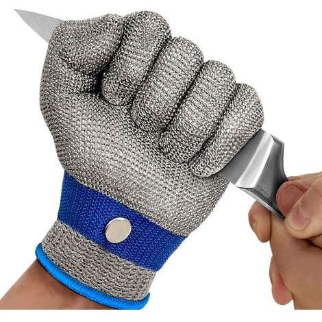 Gants résistants aux coupures Classe 5 Gants de protection de qualité alimentaire haute performance pour coupes de viande, mandolines et huîtres de cuisine de boucherie (XL) (1/5)