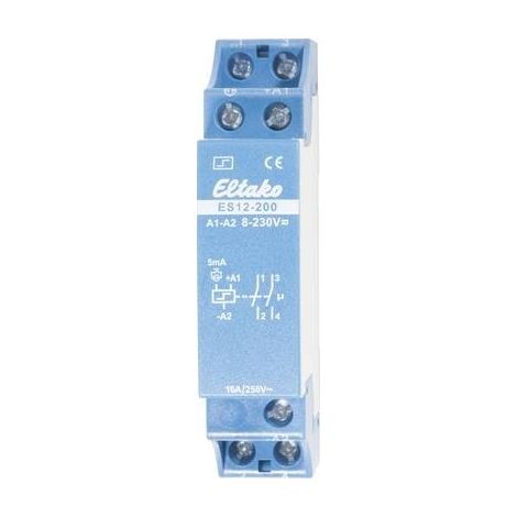 Relè a impulso Guida DIN Eltako ES12-200 2 NA 230 V/DC, 230 V/AC 16 A 2000 W 1 pz. (1/2)
