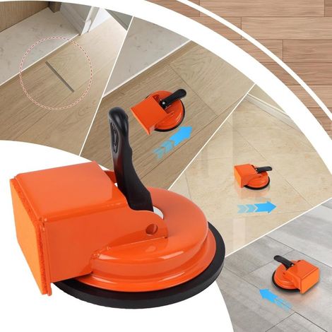 Ventouse pour parquet, extracteur à ventouse puissant, outil ventouse pour carrelage, ventouse (coussin orange)