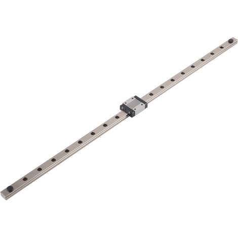 Rail de guidage linéaire de haute précision, stable, robuste, durable, compact et léger pour projets CNC et DIY, 500 mm