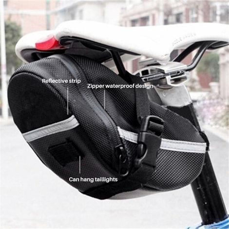 Fahrrad-Hecktasche, Mountainbike-Packtasche, Fahrrad-Aufbewahrungstasche, multifunktionale wasserdichte Fahrradsatteltasche (1/5)