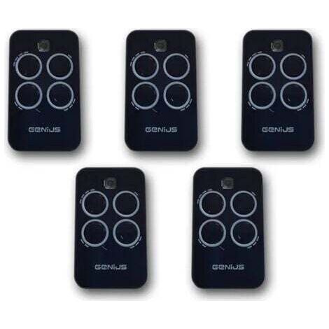 genius 5 x télécommande 4 canaux 433mhz jlc echo tx4 6100334 (1/3)