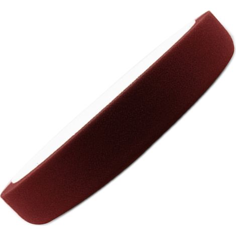 Almohadilla de pulido de 15 cm (6 pulgadas) para coches y yates, esponja de pulido roja, pulido medio, eliminación de arañazos, oxidación y defectos moderados. (1/5)