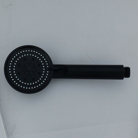 Pomme de douche 5 fonctions P13-A, finition peinture noire, 8,5 cm × 24 cm (1/5)