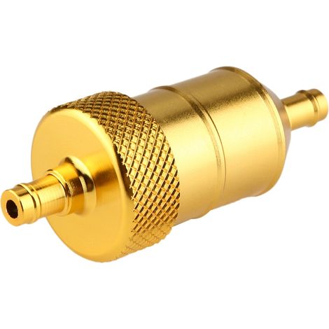 Filtre à huile essence moto multimarque 8 mm doré nettoyant filtration (1/5)