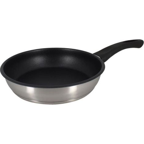 Sartén - MENASTYL - 6020244 - En acero inoxidable - 20 cm - Todos los fuegos incluida inducción (1/5)