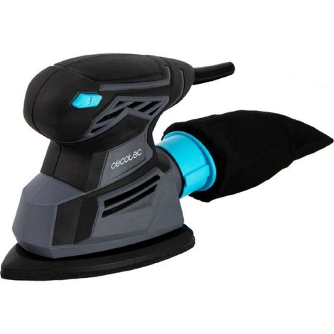 Cecotec Lijadora Eléctrica con Cable PerfectSurface 125 Delta EasyGo, 130W, 13500rpm, Diseño Triangular 140x140x80mm (1/5)