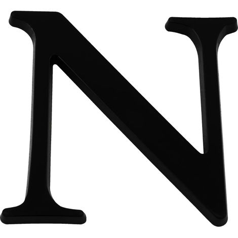 Lettre N Noire Hauteur 40mm - 4621463 (1/2)