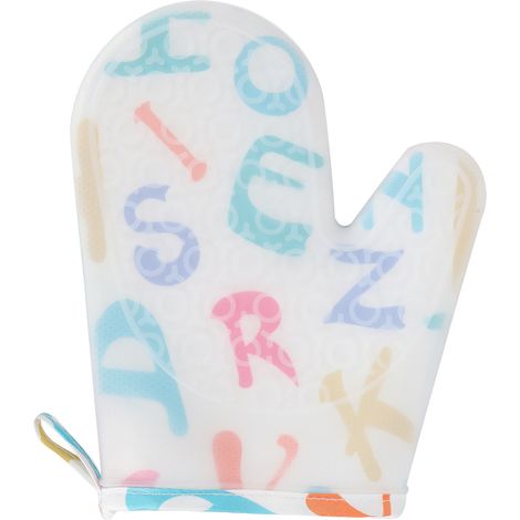 Gants isolants et gants épais en coton nordique et silicone adaptés au four à micro-ondes (KitchenLetter) (1/5)