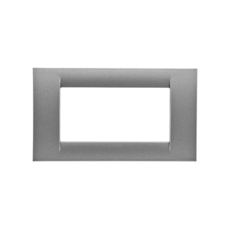 PLAQUE 4 P.TITANE METALLISE SYSTEM VIRNA GEWISS GW22284
