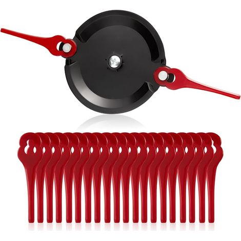 Disque de coupe avec 20 Lames compatible avec Florabest Coupe Bordure FRTA 20 A1,FAT 18B2, FAT 18B3,GÜDE 250/18 RT,Parkside PRTA 20-Li A1 - LIDL IAN 311046,Vis de Fixation (1/5)
