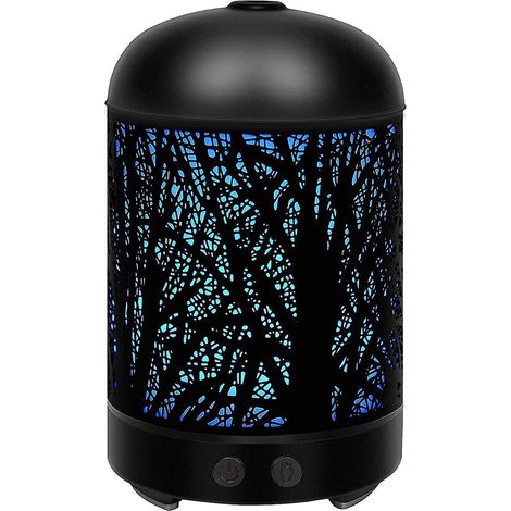 diffuseur Huiles Essentielles Electrique 100 Ml Diffuseur Huiles Aromathrapie En Mtal Whisper Silencieux Brume Humidificateurs Avec 7 Lumires Coul (1/5)