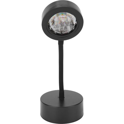 Lampe de Coucher de Soleil Télécommandée, Projecteur LED RGB Multicolore, Éclairage Romantique Réglable avec Port USB (1/5)