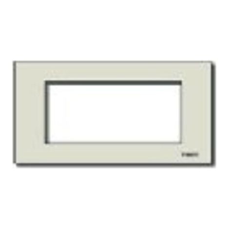 08658 Placa 4Msp Aluminio Cierre Oro Serie 8000
