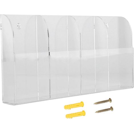 Étui de rangement mural en acrylique pour télécommande de climatiseur (1/5)