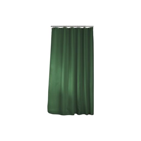 Rideau de Douche avec Crochets 180 x 200 cm Quartz Kaki - Jacquard - Livraison gratuite (1/3)