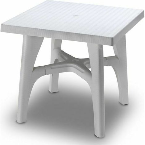 Tavolo intrecciato lino 80x80 cm